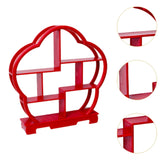 Maxbell Wooden Dessert Display Shelf Cabinets Rack for Carving Crafts Office Dessert