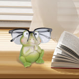 Maxbell Frog Eyeglass Holder Stand Display Stand for Office Desk Accessories Desktop