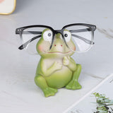 Maxbell Frog Eyeglass Holder Stand Display Stand for Office Desk Accessories Desktop