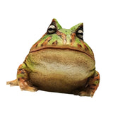 Maxbell Frog Figurine Landscape Funny Animal Sculpture for Patio Countertop Tabletop Green