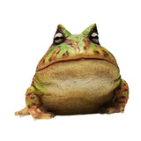 Maxbell Frog Figurine Landscape Funny Animal Sculpture for Patio Countertop Tabletop Green