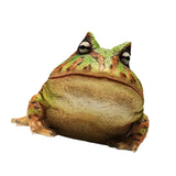 Maxbell Frog Figurine Landscape Funny Animal Sculpture for Patio Countertop Tabletop Green