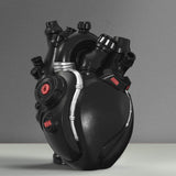 Maxbell Anatomical Heart Vase Creative Flower Vase for Halloween Bookshelf Valentine Black