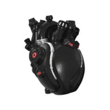 Maxbell Anatomical Heart Vase Creative Flower Vase for Halloween Bookshelf Valentine Black