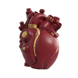 Maxbell Anatomical Heart Vase Creative Flower Vase for Halloween Bookshelf Valentine Red