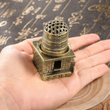 Maxbell Gold Burner Fragrance Portable Stand for Home Decor Bedroom Teahouse