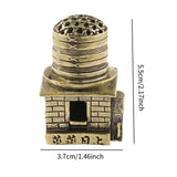 Maxbell Gold Burner Fragrance Portable Stand for Home Decor Bedroom Teahouse