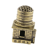 Maxbell Gold Burner Fragrance Portable Stand for Home Decor Bedroom Teahouse