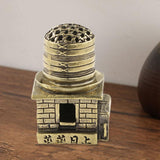 Maxbell Gold Burner Fragrance Portable Stand for Home Decor Bedroom Teahouse