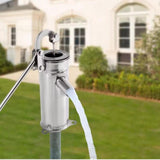 Maxbell Manual Hand Water Pump Water Use Triangle Welded Base for Yard Orchards