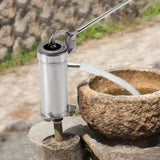 Maxbell Manual Hand Water Pump Water Use Triangle Welded Base for Yard Orchards