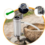 Maxbell Manual Hand Water Pump Water Use Triangle Welded Base for Yard Orchards