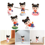 Maxbell Cute Nezha Action Figures Action Anime Model for Kids Adults Boys Girls Gift A