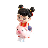 Maxbell Cute Nezha Action Figures Action Anime Model for Kids Adults Boys Girls Gift A