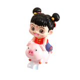 Maxbell Cute Nezha Action Figures Action Anime Model for Kids Adults Boys Girls Gift A