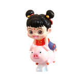 Maxbell Cute Nezha Action Figures Action Anime Model for Kids Adults Boys Girls Gift A