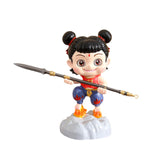 Maxbell Cute Nezha Action Figures Action Anime Model for Kids Adults Boys Girls Gift B
