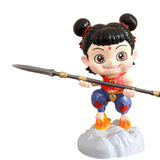 Maxbell Cute Nezha Action Figures Action Anime Model for Kids Adults Boys Girls Gift B