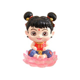 Maxbell Cute Nezha Action Figures Action Anime Model for Kids Adults Boys Girls Gift C