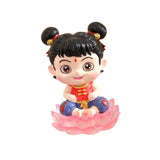 Maxbell Cute Nezha Action Figures Action Anime Model for Kids Adults Boys Girls Gift C