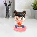 Maxbell Cute Nezha Action Figures Action Anime Model for Kids Adults Boys Girls Gift C