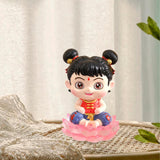 Maxbell Cute Nezha Action Figures Action Anime Model for Kids Adults Boys Girls Gift C