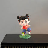 Maxbell Cute Nezha Action Figures Action Anime Model for Kids Adults Boys Girls Gift D