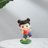 Maxbell Cute Nezha Action Figures Action Anime Model for Kids Adults Boys Girls Gift D