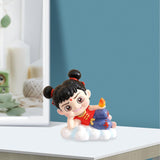 Maxbell Cute Nezha Action Figures Action Anime Model for Kids Adults Boys Girls Gift E