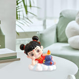 Maxbell Cute Nezha Action Figures Action Anime Model for Kids Adults Boys Girls Gift E