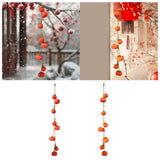 Maxbell Simulation Persimmon Pendant Fake Persimmon Adornment for Dining Room Office Yellow