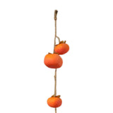Maxbell Simulation Persimmon Pendant Fake Persimmon Adornment for Dining Room Office Yellow