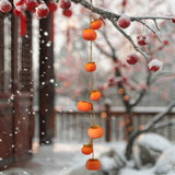 Maxbell Simulation Persimmon Pendant Fake Persimmon Adornment for Dining Room Office Yellow