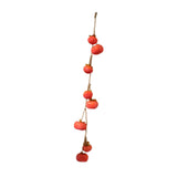 Maxbell Simulation Persimmon Pendant Fake Persimmon Adornment for Dining Room Office Red