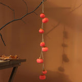Maxbell Simulation Persimmon Pendant Fake Persimmon Adornment for Dining Room Office Red