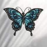 Maxbell 2D Metal Butterfly Wall Decor Vivid Sculpture for Holidays Dining Room Porch