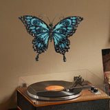 Maxbell 2D Metal Butterfly Wall Decor Vivid Sculpture for Holidays Dining Room Porch