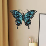 Maxbell 2D Metal Butterfly Wall Decor Vivid Sculpture for Holidays Dining Room Porch