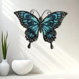 Maxbell 2D Metal Butterfly Wall Decor Vivid Sculpture for Holidays Dining Room Porch
