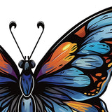 Maxbell Butterfly Wall Decor Gift for Family Friends Farmhouse Office Wall Sculpture Blue Yellow