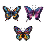 Maxbell Butterfly Wall Decor Gift for Family Friends Farmhouse Office Wall Sculpture Blue Yellow