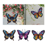 Maxbell Butterfly Wall Decor Gift for Family Friends Farmhouse Office Wall Sculpture Blue Yellow