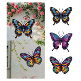 Maxbell Butterfly Wall Decor Gift for Family Friends Farmhouse Office Wall Sculpture Blue Yellow