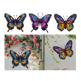 Maxbell Butterfly Wall Decor Gift for Family Friends Farmhouse Office Wall Sculpture Blue Yellow