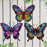 Maxbell Butterfly Wall Decor Gift for Family Friends Farmhouse Office Wall Sculpture Blue Yellow