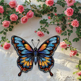 Maxbell Butterfly Wall Decor Gift for Family Friends Farmhouse Office Wall Sculpture Blue Yellow