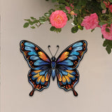 Maxbell Butterfly Wall Decor Gift for Family Friends Farmhouse Office Wall Sculpture Blue Yellow