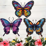 Maxbell Butterfly Wall Decor Gift for Family Friends Farmhouse Office Wall Sculpture Purple