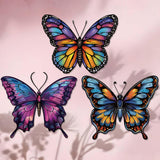 Maxbell Butterfly Wall Decor Gift for Family Friends Farmhouse Office Wall Sculpture Purple