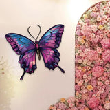 Maxbell Butterfly Wall Decor Gift for Family Friends Farmhouse Office Wall Sculpture Purple